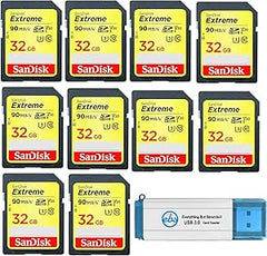 SanDisk 32GB_SD_Extreme_x10_R3 Extreme SD Card 10-Pack 4K