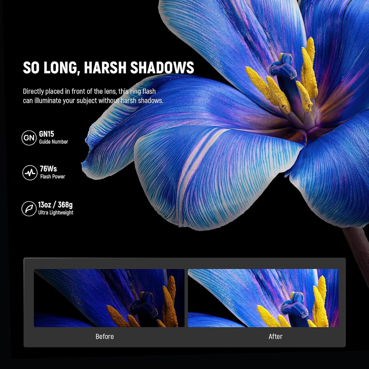 Neewer RF1-C Macro Ring Flash for Canon E-TTL