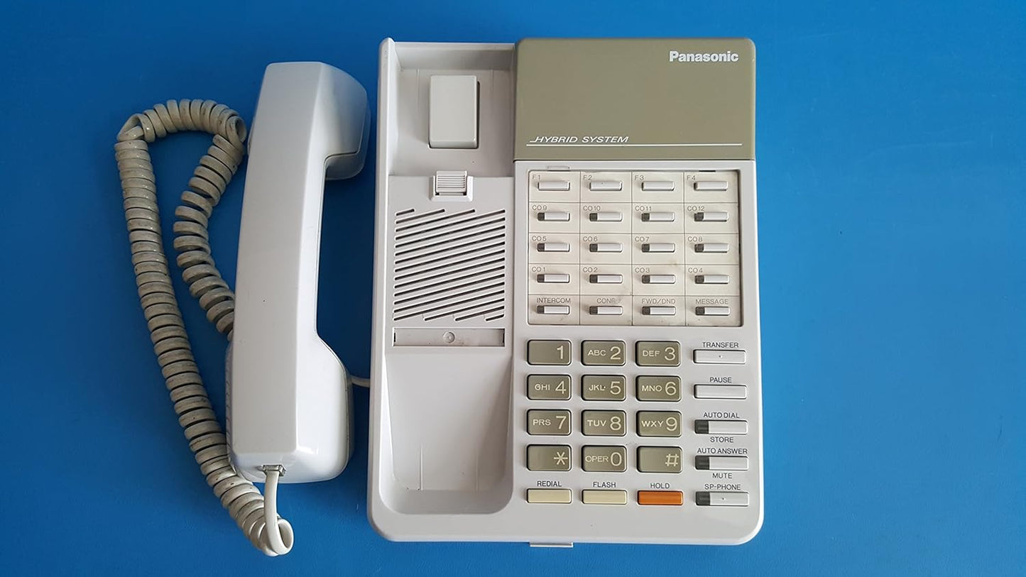 Panasonic KX-T7020 12-Line Business Phone - White