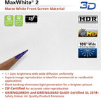 Elite Screens M100H 100-INCH Manual Pull Down Projector Screen