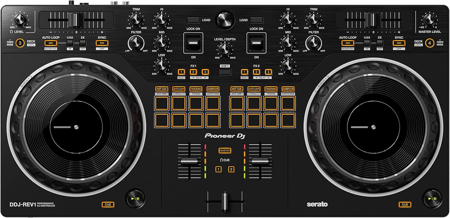 Pioneer DJ DDJ-REV1 2-Deck Serato DJ Controller