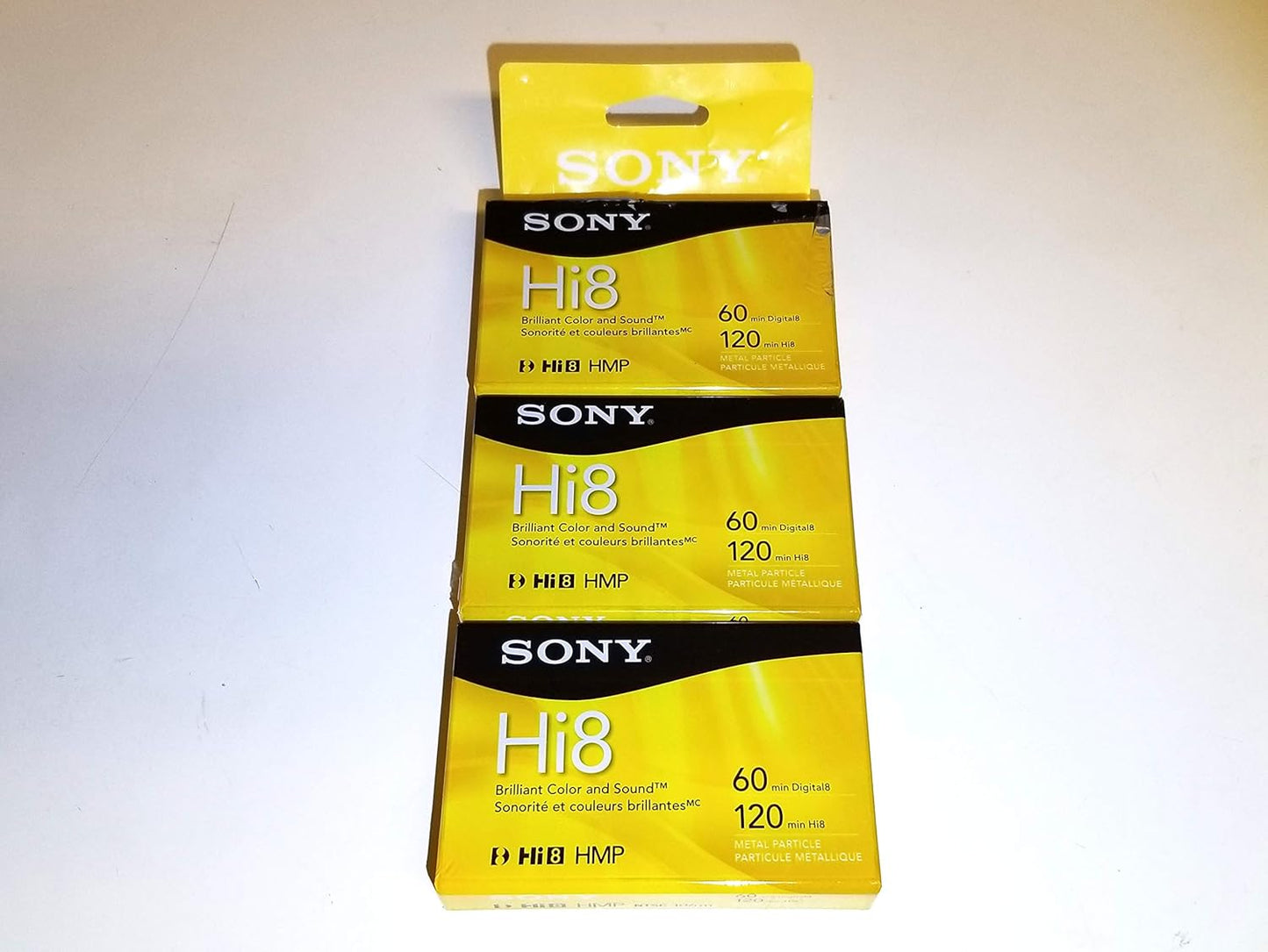 Sony P6120HMPL3B Hi8 Camcorder 8mm Cassettes 3-Pack