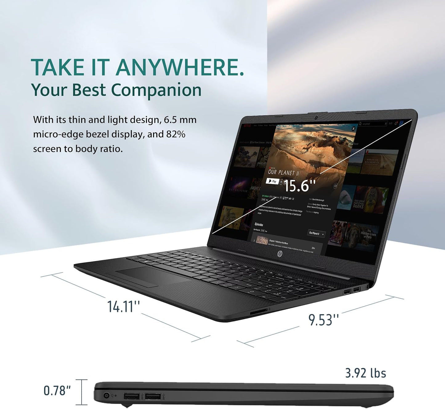 HP HP 15.6" Student Laptop - Pentium, 16GB RAM, 1TB SSD - Renewed