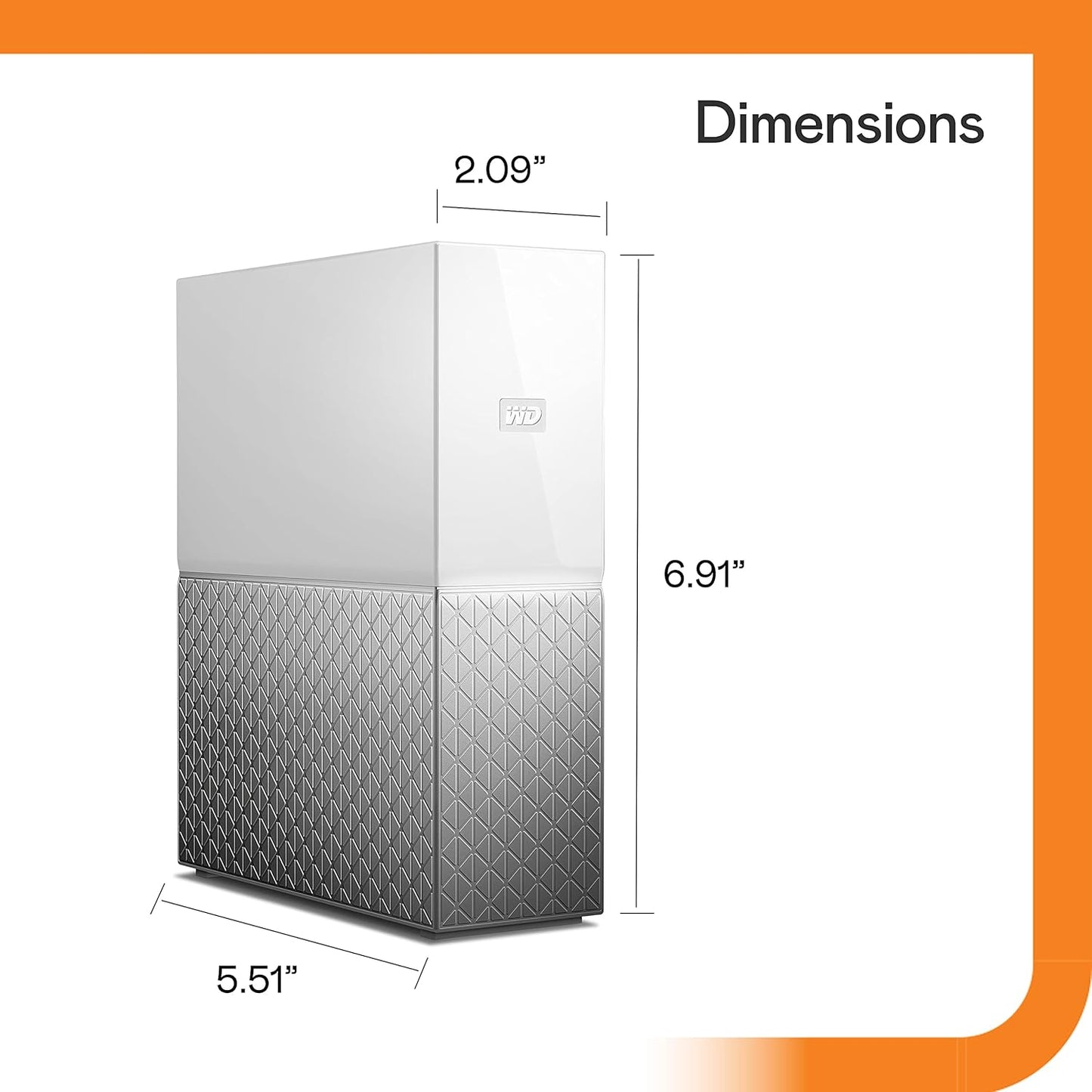 Western Digital WDBVXC0020HWT My Cloud Home 2TB Personal Cloud