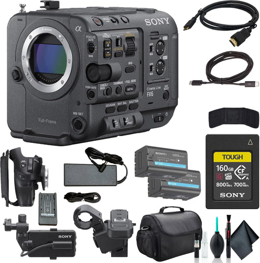 Sony ILMEFX6V_AV_2 FX6 Full-Frame Cinema Camera Kit