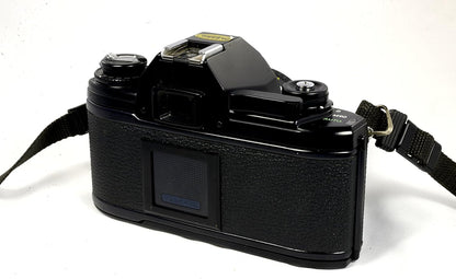 Nikon Em SLR Film Camera - 35mm, 50mm f/1.8 Lens - Black
