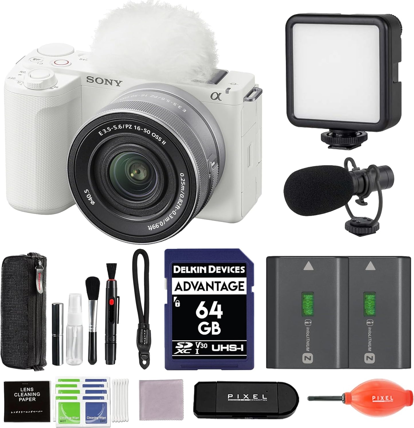 Sony ZVE10M2KW ZV-E10 II Mirrorless Camera 16-50mm Kit