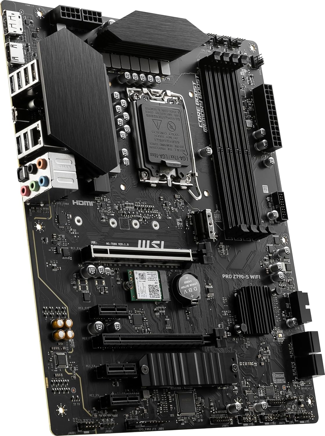 MSI PRO Z790-S WIFI Motherboard - Intel 12th/13th/14th Gen - DDR5