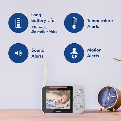 Panasonic KX-HN4001W Long Range Video Baby Monitor