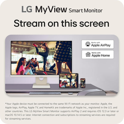 LG 25SR50F-W MyView 25-Inch Smart Monitor