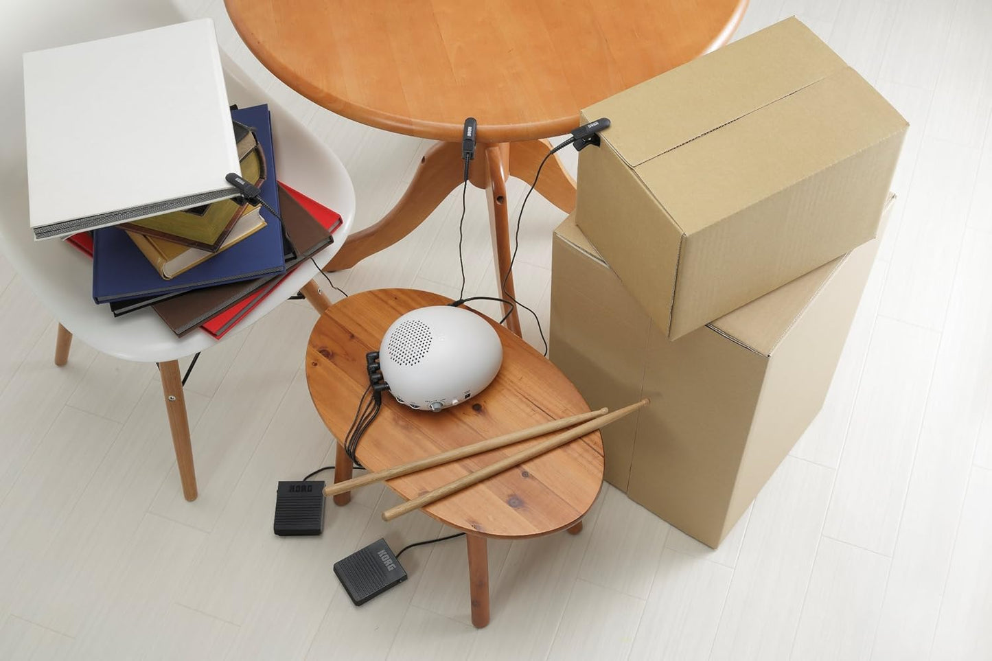 Korg CLIPHIT White Portable Clip Drum Kit