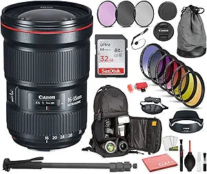 Canon 0573C002 EF 16-35mm f/2.8L III USM Lens Bundle