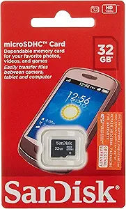 SanDisk SDSDQM-032G-B35 32GB Micro SDHC Class 4 Memory Card