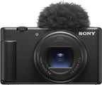 Sony ZV1M2/B Vlog Camera Bundle with Mic