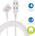 Philips SPS1032WE/27 15ft 3-Outlet Extension Cord