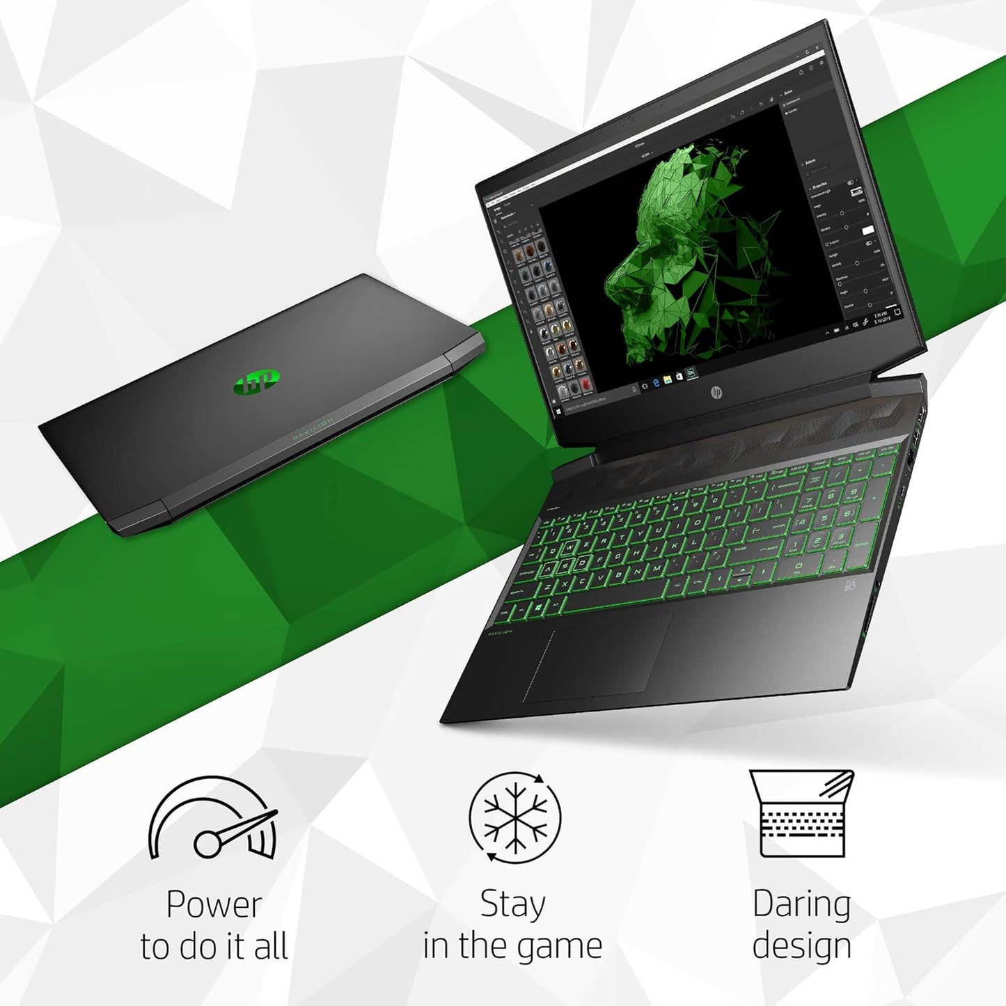 HP 15-ec1010nr Pavilion Gaming Laptop Ryzen 5 8GB 512GB SSD GTX 1650