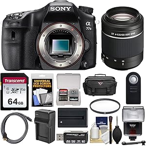 Sony K-85786-32 Alpha A77 II Camera Kit - 55-200mm Lens