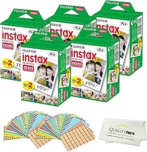 Fujifilm Mini Instant Film 100 Sheets + Stickers