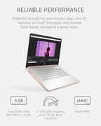 HP Stream 14-inch Student Laptop - Intel Quad-Core, 16GB RAM, 320GB