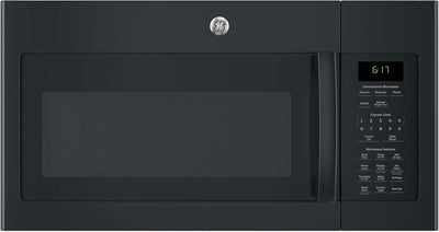 GE JVM6172DKBB 1.7 cu. ft. Over-The-Range Black Microwave