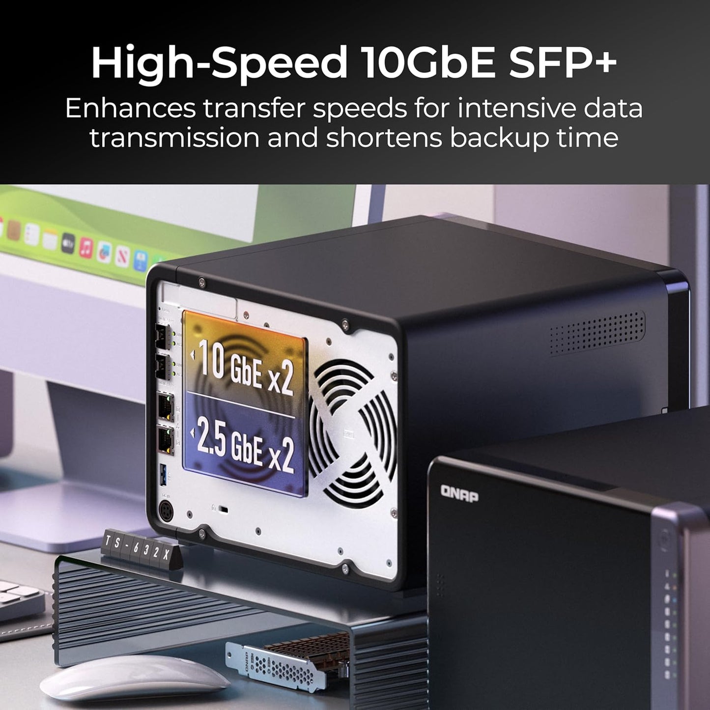 QNAP TS-632X-4G-US 6-Bay 10GbE Desktop NAS (Diskless)