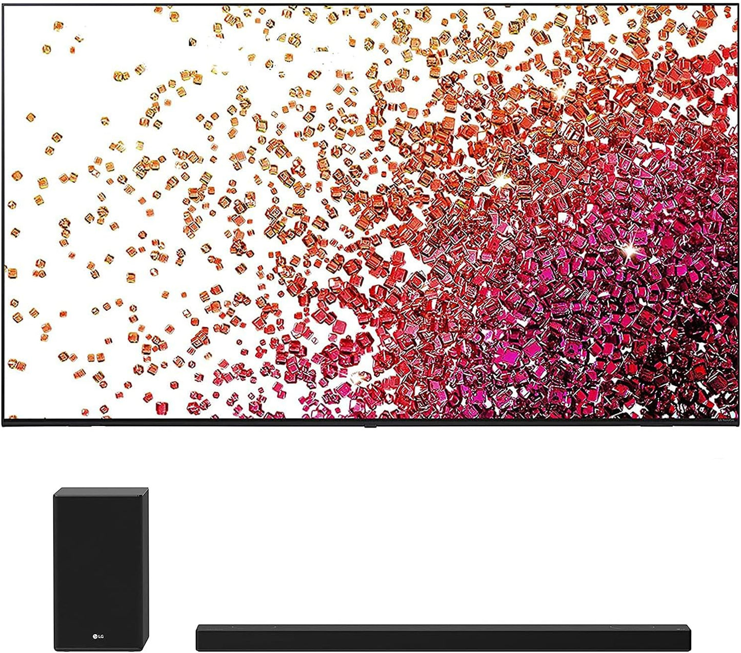 LG 75NANO75UPA 75" 4K NanoCell Smart TV w/ SP9YA Soundbar (Used)