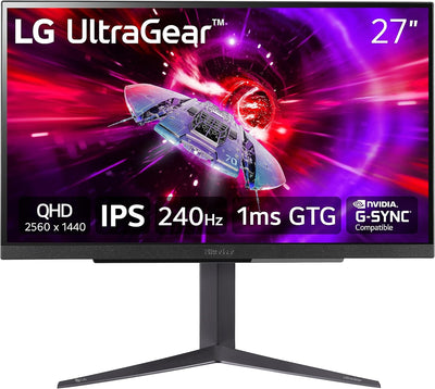 LG 27GR83Q-B.AUS 27" UltraGear QHD 240Hz 1ms Gaming Monitor