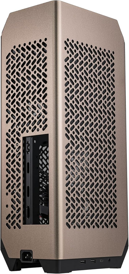 Cooler Master NR100-ZNNN85-SL0 NCORE 100 MAX ITX PC Case - Bronze