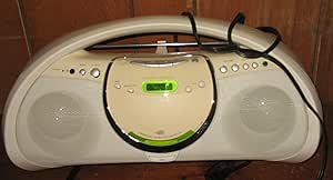 Sony ZSY3WHITE CD Player Radio Boombox - White — main product image