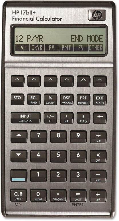 HP 17BIIPLUS Financial Calculator 22-Digit LCD
