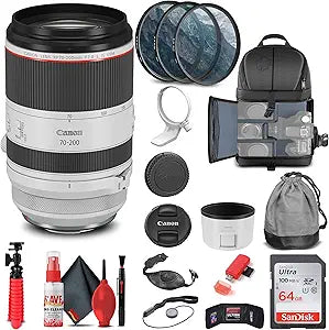 Canon RF 70-200mm f/2.8L USM Lens Kit Renewed