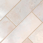 MSI AMZ-PT-00197-SAM Marza Pearl White Ceramic Subway Tile Sample