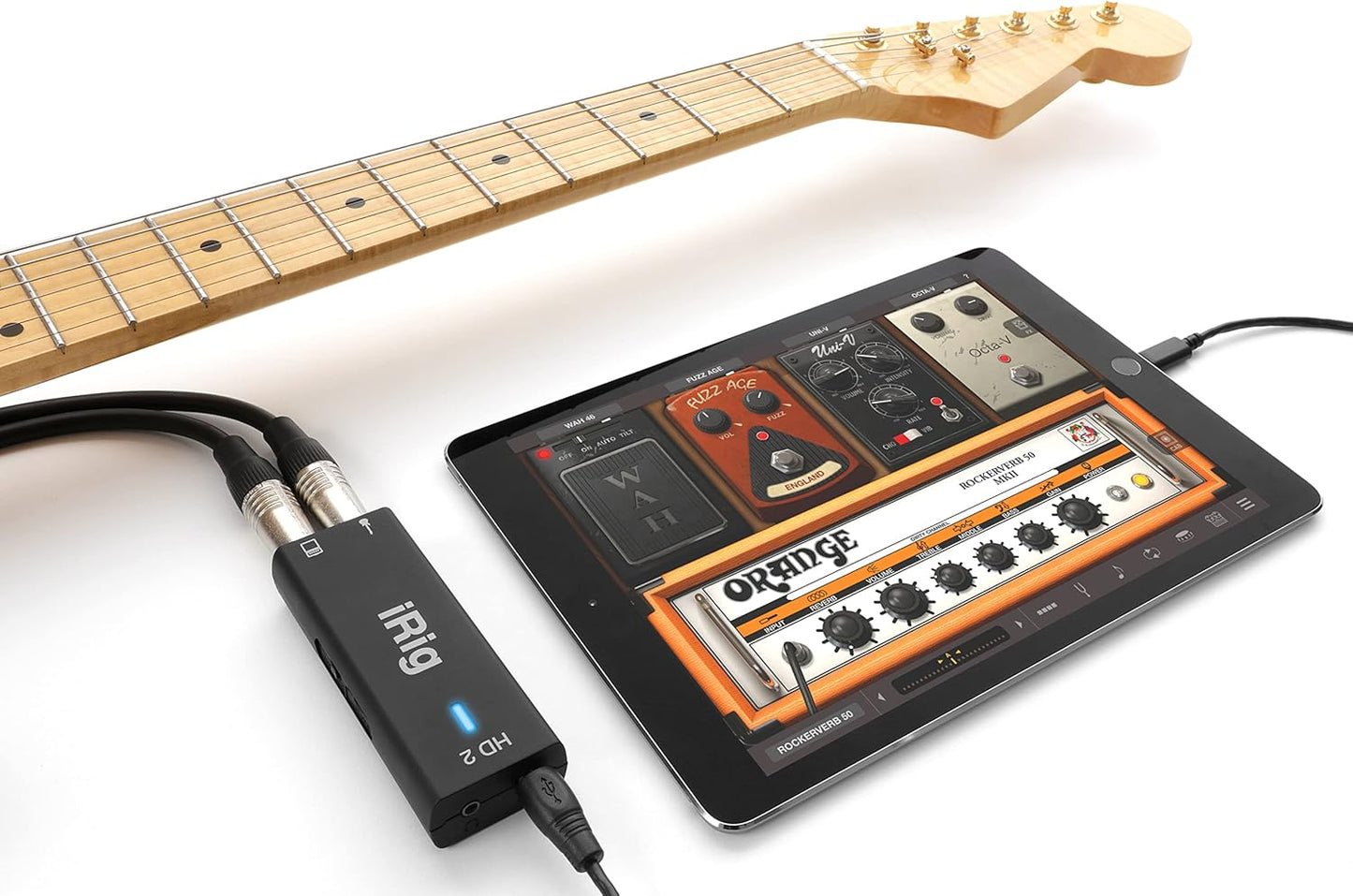 IK Multimedia iRig HD 2 Guitar Interface iOS USB-C