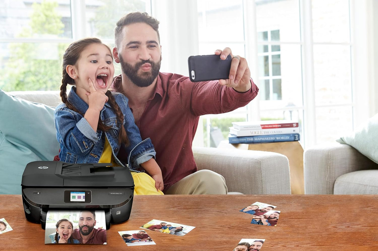 HP ENVY 7855 Photo All-in-One Wireless Printer Alexa