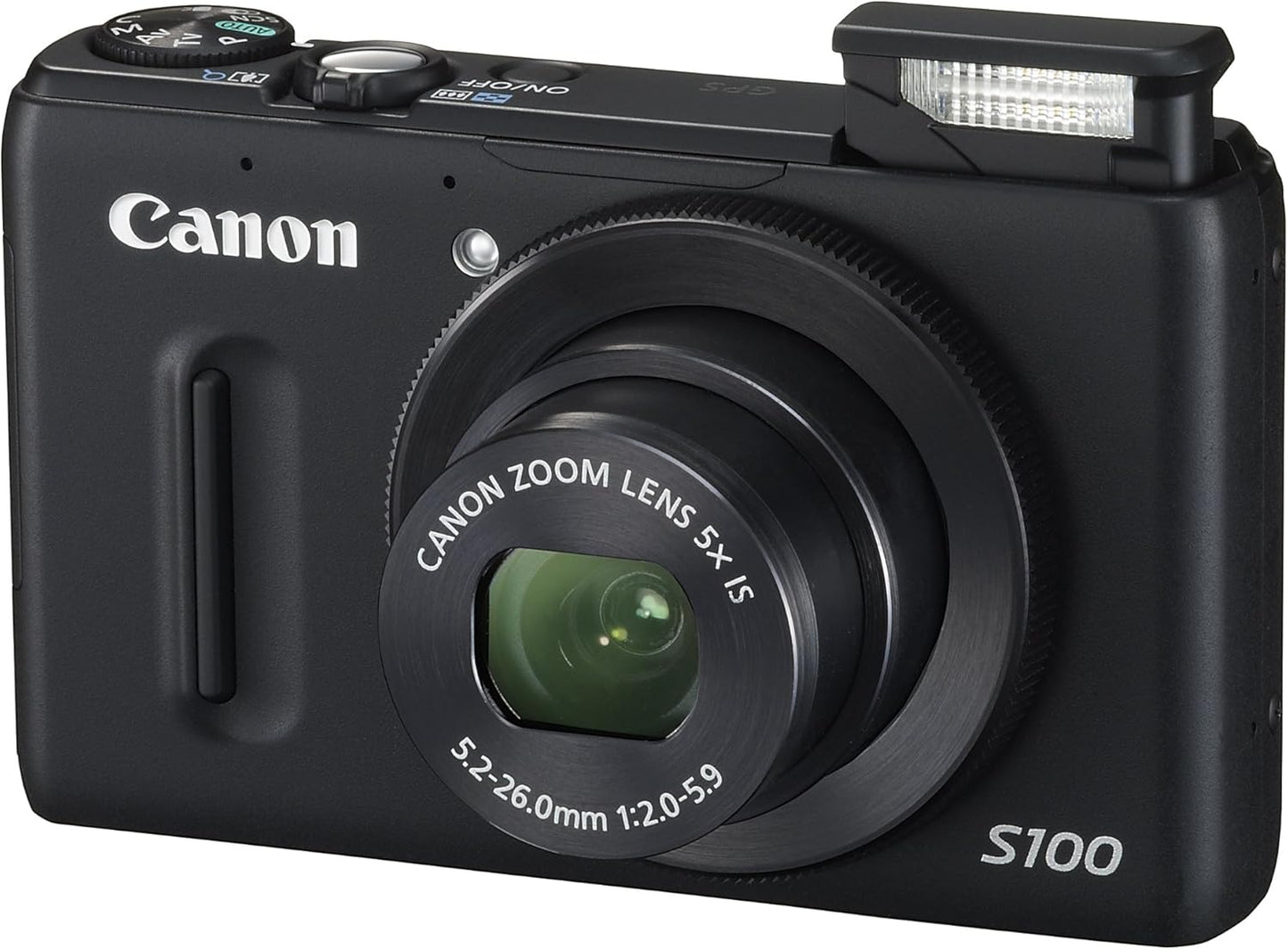 Canon PowerShot S100 (BK) 12.1MP Digital Camera 5x Zoom