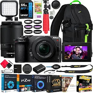 Nikon E2NKZ30X2LENSK Z30 Mirrorless Camera Two Lens Bundle