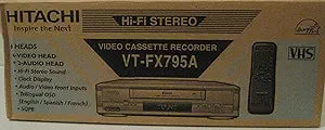 Hitachi VT-FX795A 6-Head Stereo VCR — main product image