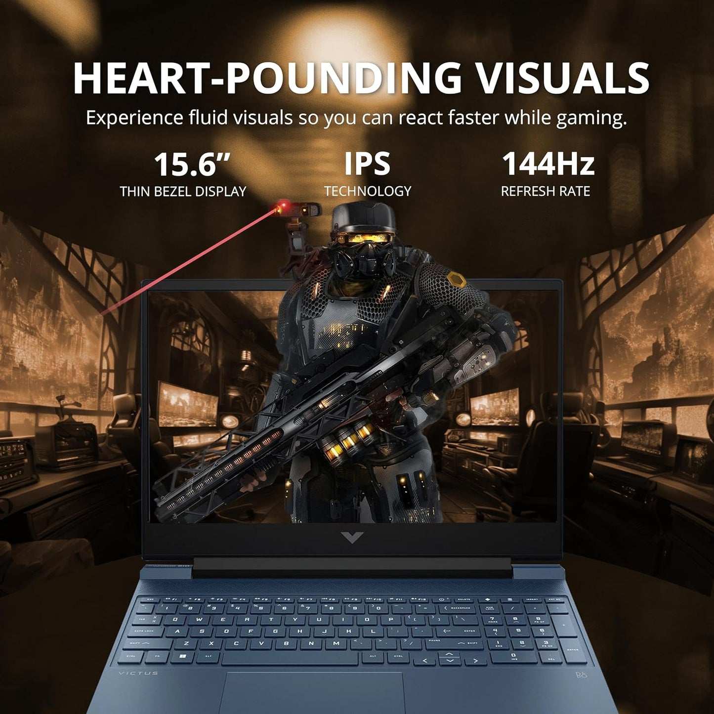 HP Victus Gaming Laptop - i5, RTX 3050, 64GB RAM, 4TB SSD
