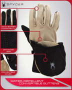 Spyder L CONV GLITTEN GLOVE Women's Running Gloves