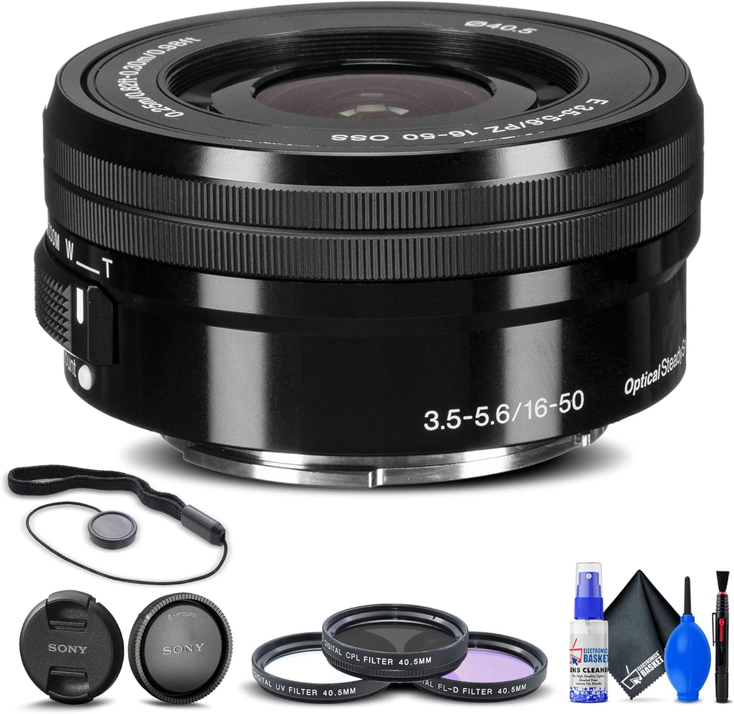 Sony E PZ 16-50mm Lens Renewed Bundle