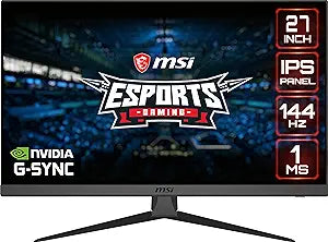 MSI Optix G272 27-inch FHD 144Hz IPS Gaming Monitor