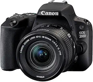 Canon 2250C002 EOS 200D Kit Black 18-55mm