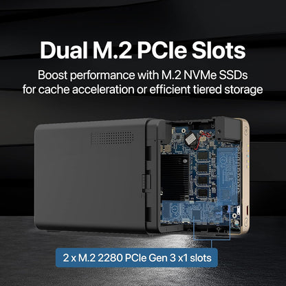 QNAP TS-262-4G-US 2-Bay NAS 4TB WD Red RAID
