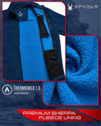 Spyder Brushed Heather Fleece Jacket Midweight Zip