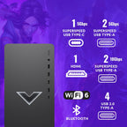 HP Victus Desktop Gaming PC Ryzen 7 5700G RX 6600XT 32GB RAM 1TB SSD
