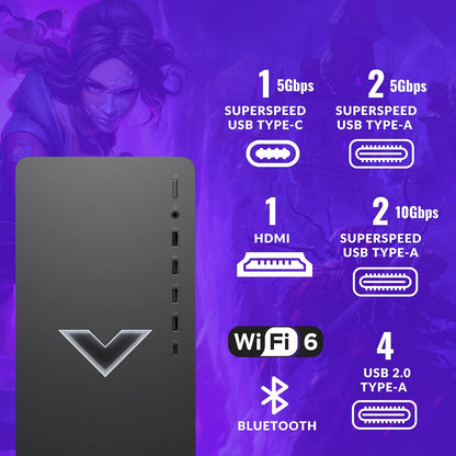 HP Victus Desktop Gaming PC Ryzen 7 5700G RX 6600XT 32GB RAM 1TB SSD