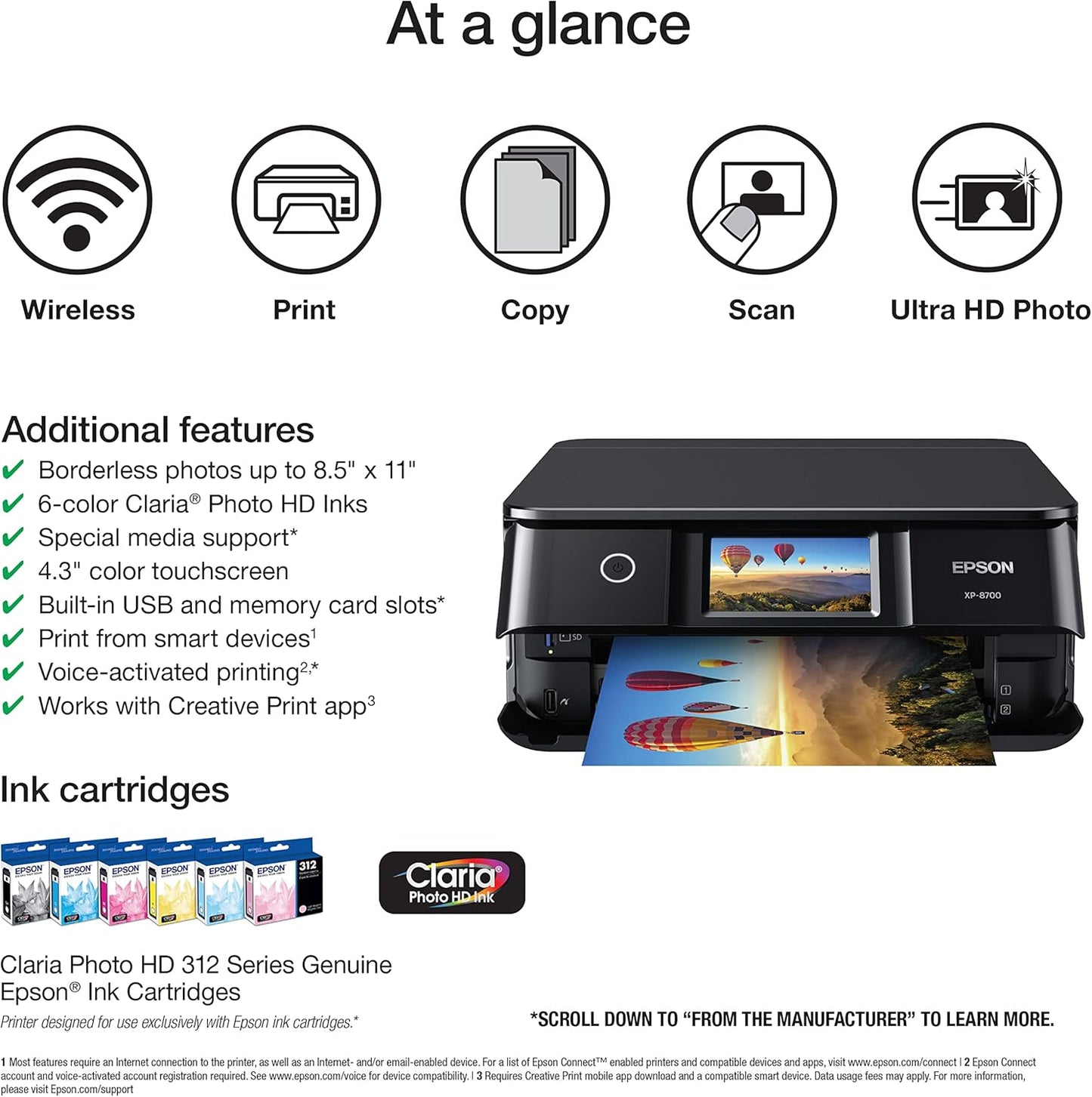 Epson XP-8700 Expression Photo All-in-One Printer