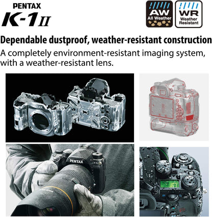 Pentax K-1 Mark II 36MP DSLR with 28-105mm Lens