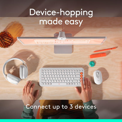 Logitech 910-007409 POP Wireless Bluetooth Mouse Rose