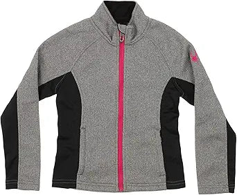Spyder Cora Girls' Color Block Full Zip Fleece Jacket — main product image